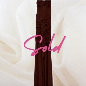 Runaway The Label- Tallula Maxi Dress in Espresso